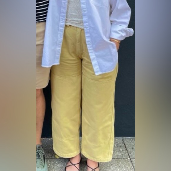 OZMA Jardin Pant, Tencel Bull Denim, Hay - Picture 2 of 6